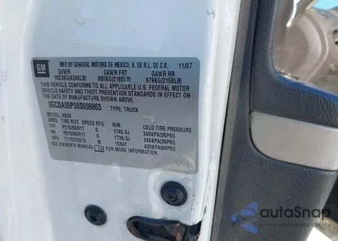 2008 Chevrolet Hhr Panel Lt z USA, uszkodzony, nr VIN 3GCDA05P38S608863